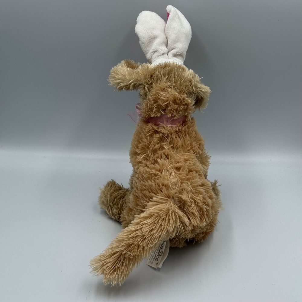 Dan Dee Collectors Choice Tan Dog Plush Bunny Ears Easter Stuffed Animal 11 inch - Picture 2 of 7